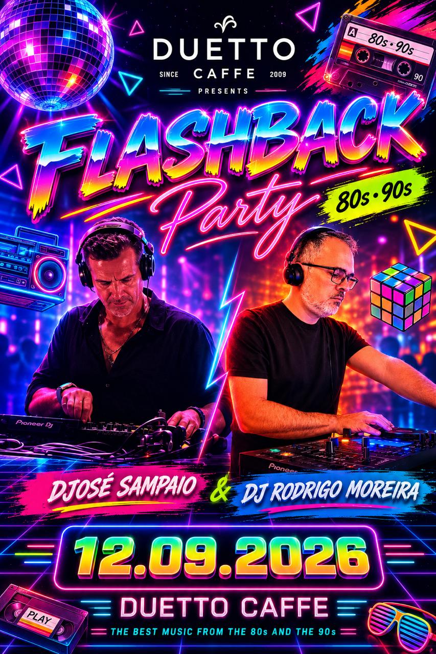 Flashback Party — 12 September 2026 at Duetto Caffe